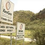 A sign at a KenGen geothermal power plant in Olkaria. The firm released its audited results for the 2020 financial year on January 28, 2021.