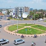 A section of Kigali, Rwanda.