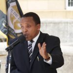 Political analyst Benji Ndolo speaking at a past event. His contract with Ebru TV was terminated after a heated meeting on January 6, 2021.