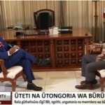 ODM leader Raila Odinga in an interview with Kameme TV on January 25, 2021.