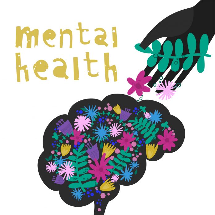 Mental health. Vector illustration
