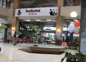 A Huduma centre in Kenya