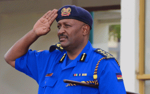 Inspector General of Police Hillary Mutyambai at a past event