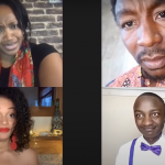 A scene from Virtual Colleagues, Africa's first comedy series shot on Zoom.