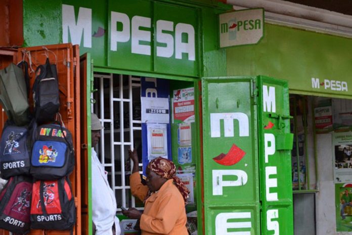 An M-Pesa agent outlet in Nairobi