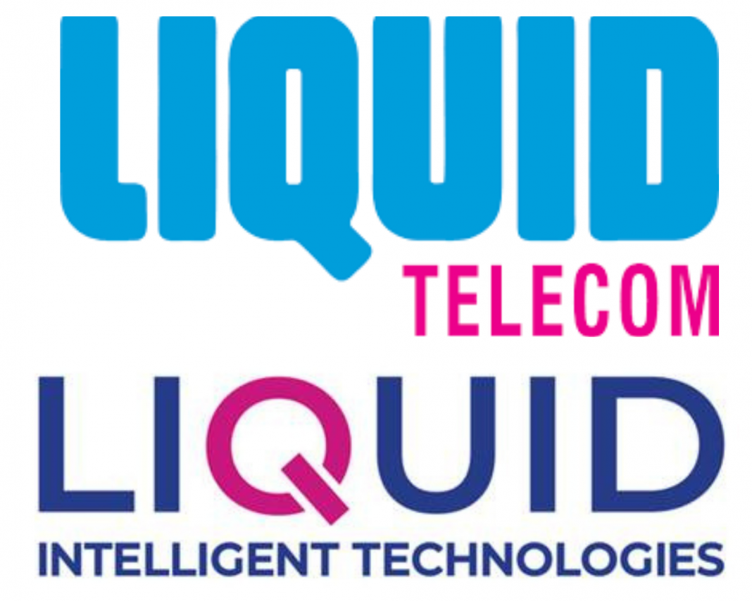 Liquid Telecom's old logo juxtaposed with its new identity