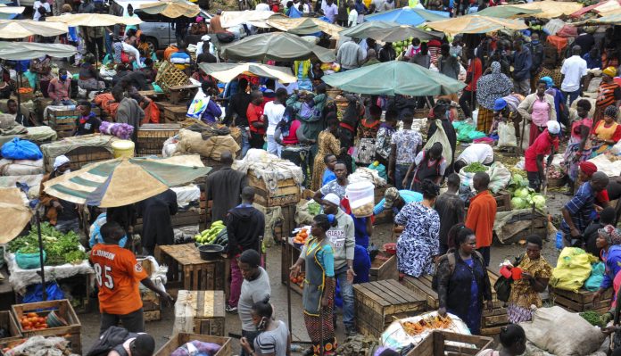 Virus Outbreak Uganda Traders at an open-air market. Globally, 58 per cent of employed women work in informal employment, and estimates suggest that during the first month of the pandemic, informal workers globally lost an average of 60 per cent of their income.