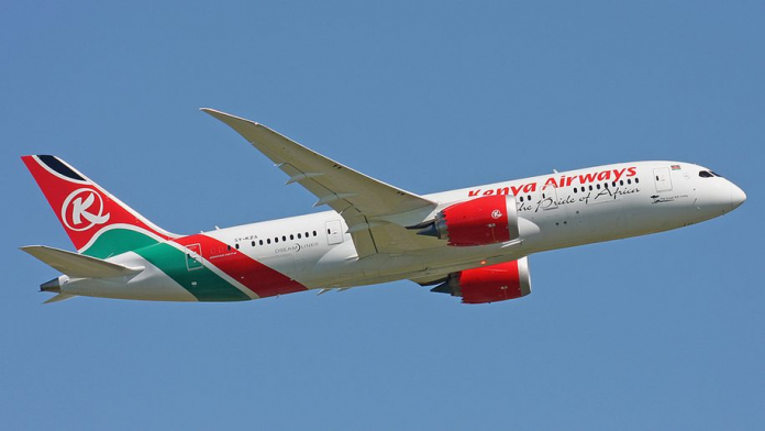 Kenya Airways suspends flight to UK