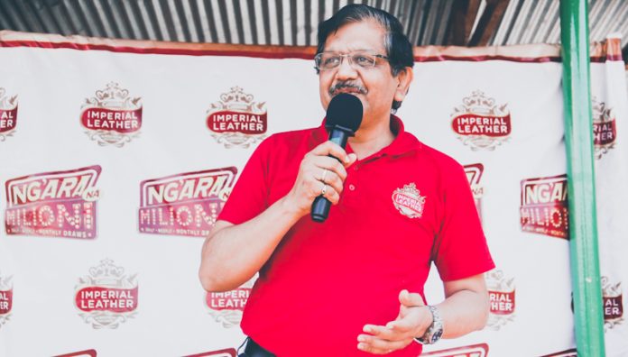 Sekar PZ Cussons EA MD Sekar Ramamoorthy at a past event. The firm adapted to the pandemic in various ways, including establishing the world's first manufacturing plant for Carex hand sanitizer in Kenya. (Photo: Twitter)