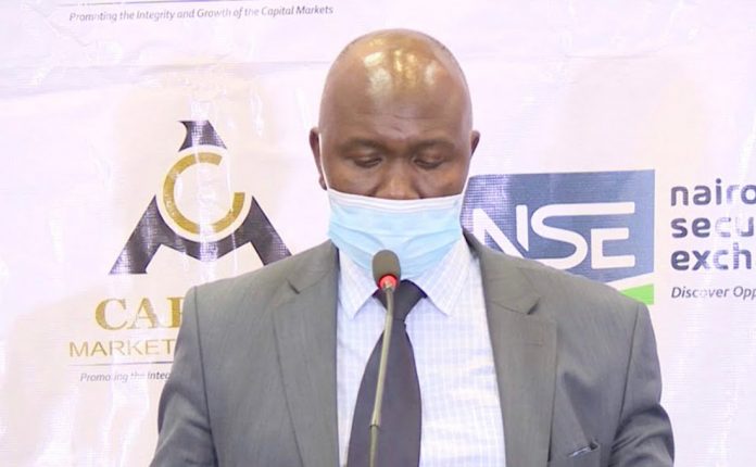CMA Chief Executive Wycliffe Shamiah at a past event. He welcomed the addition of the two firms to the regulatory sandbox. [Photo/ Metropol TV]