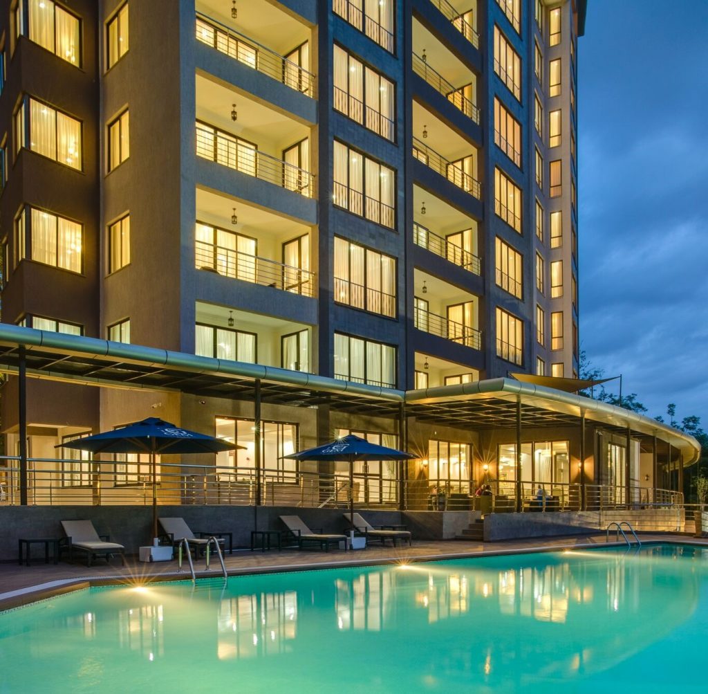 View of a section of Gem Riverside Apartments. It forms part of former Nairobi Governor Evans Kidero's vast real estate holdings.