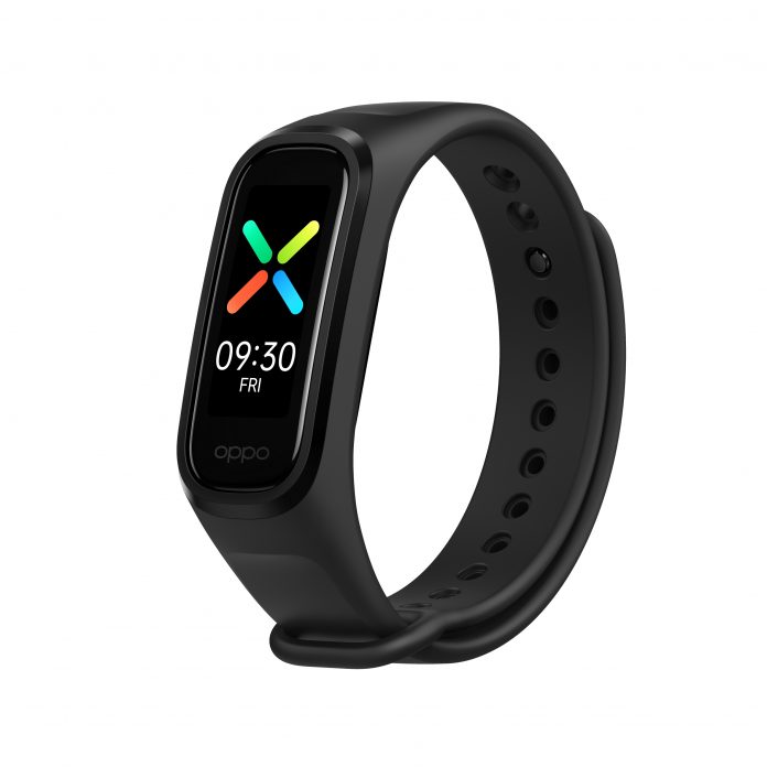 OPPO Band_front As for the battery, the OPPO Band uses a high-performance, low-power processor. Made with a large 100mAh battery, it can be fully charged in just 1.5 hours.