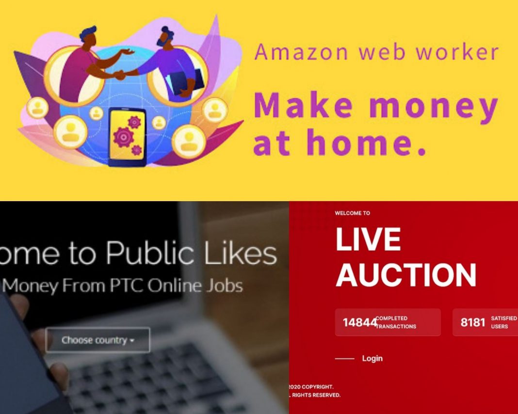 Amazon Web Worker, Public Likes and Live Auction are among the most well-known online scams to fleece Kenyans in recent years.