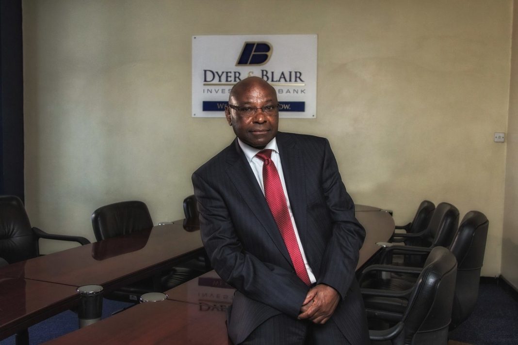 Jimnah Mbaru. The 66-year old Chairman of Dyer and Blair is one of Kenya's foremost investment bankers, with an estimated net worth of over Ksh4.8 billion. [Photo/ Weetracker]