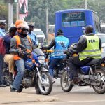 Boda boda riders in Nairobi. At least 300 boda boda operators have benefited from the training that is taking place in Kajiado Central at the KCB grounds. [Photo/ NMG]
