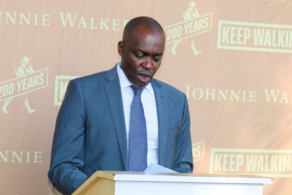 Kenya Breweries Limited (KBL) Managing Director John Musunga at a past event. He stated that spirits had become an increasingly important part of KBL's business. [Photo/IMG Kenya]