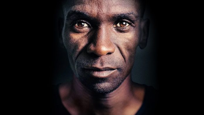 Kipchoge The Last Mile 01 Eliud Kipchoge shattered “the last barrier to modern athletics” by running a marathon in under two hours in October 2019 in Vienna, Austria.