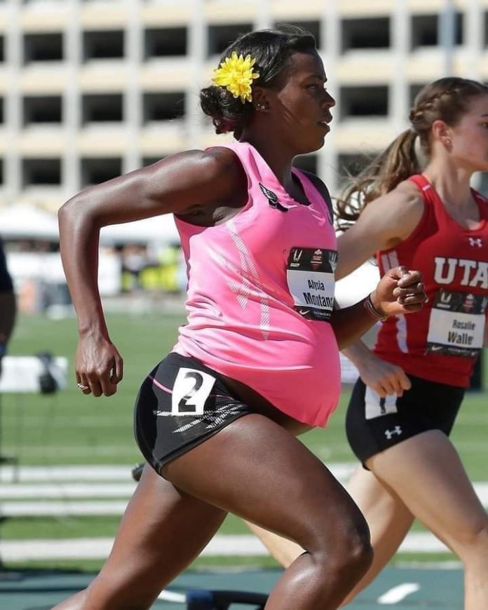 Alysia Montana runs while 8 months pregnant