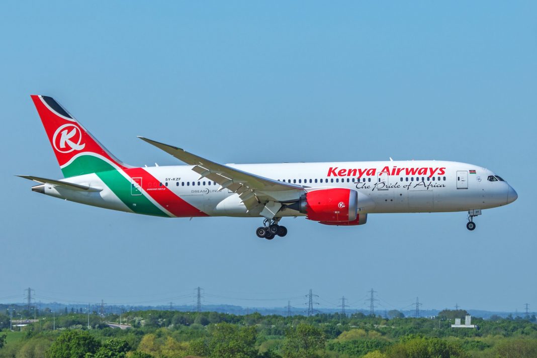 In the first half of the year, KQ pursued new opportunities to raise revenues in the wake of low demand in the passenger business. [Photo/ Airline Geeks]