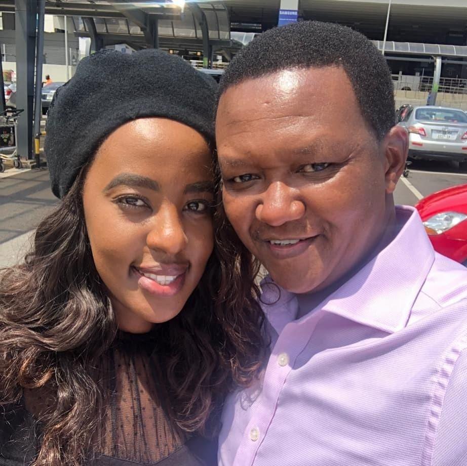 Dr Alfred Mutua and his former wife, Lilian Ng’ang’a.