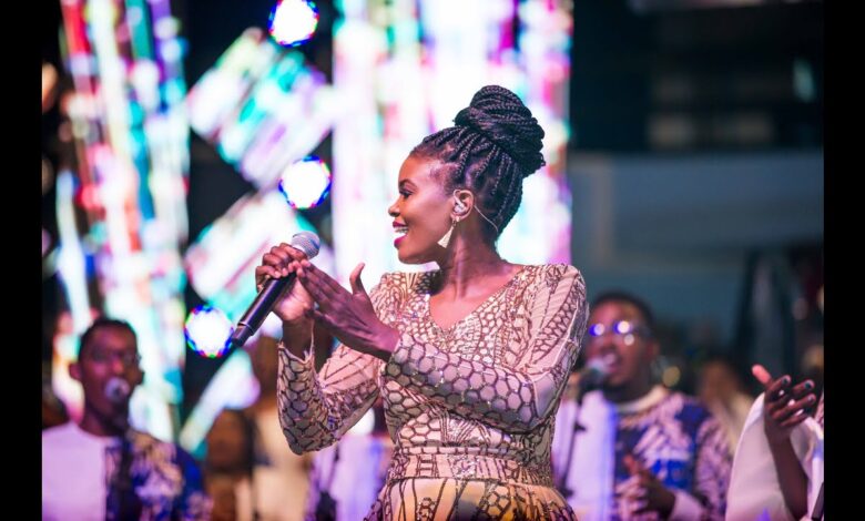 Gospel artist Eunice Njeri during a past live performance. In 2015, she opened up on how her music raked in as much as Ksh24 million a year from Safaricom's Skiza Tunes platform, although she accused third-party content providers of taking advantage of artists including herself with exploitative contracts.