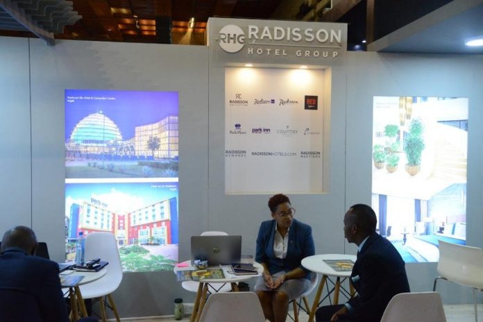 Radisson Hotel Group during the 2019 edition of the Magical Kenya Travel Expo held at the KICC, Nairobi. The 2021 edition featuring local exhibitors will be held virtually.