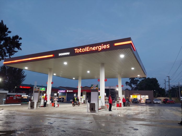 A TotalEnergies outlet in Syokimau, Machakos County. The company operates 176 service stations in Kenya. [Photo/ TotalEnergies]