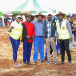 Abigael Wanjiru, NACHU chair Francis Kamande, Gerald Ndungu, Finsco Africa CEO John Mwaura and MC Jimmy Kajim