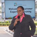East Africa Customer Care Centre Limited Chief Executive Pauline Warui during a customer experience training event for the corporate sector. [Photo/ Courtesy]