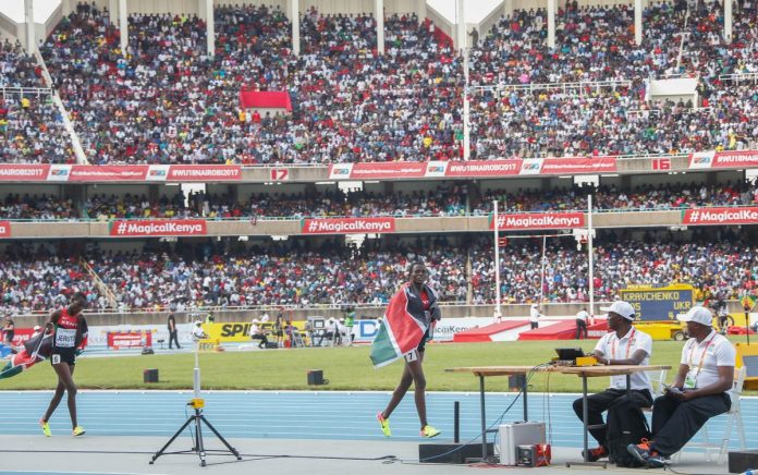A packed Kasarani Stadium during the World Athletics Under-18 Championships in 2017. The successful event as well as the World Athletics Under-20 Championships in 2021 are a boost to Kenya's credentials as it looks to host the 2025 World Athletics Championships. [Photo/ World Athletics]
