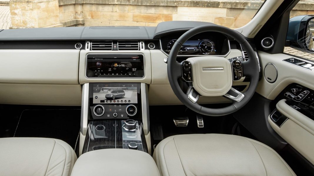 Inside a Range Rover Vogue. Media mogul SK Macharia celebrated his 79th Birthday on October 4, 2021.