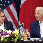 US Secretary of State Anthony Blinken (left) with President Joe Biden at a past forum. [Photo/ Carnegie Council for Ethics in International Affairs]