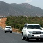 Asking for directions - driving on namanga road