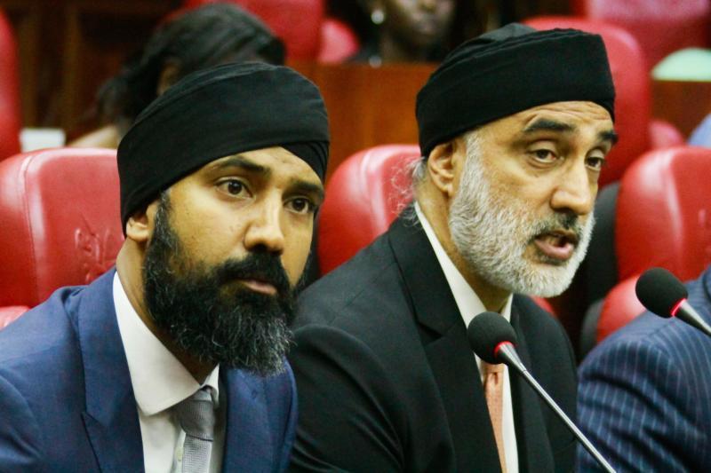 West Kenya Sugar company Chairman Jaswant Rai (Right). He also chairs The Rai Group. [Photo/ Courtesy]