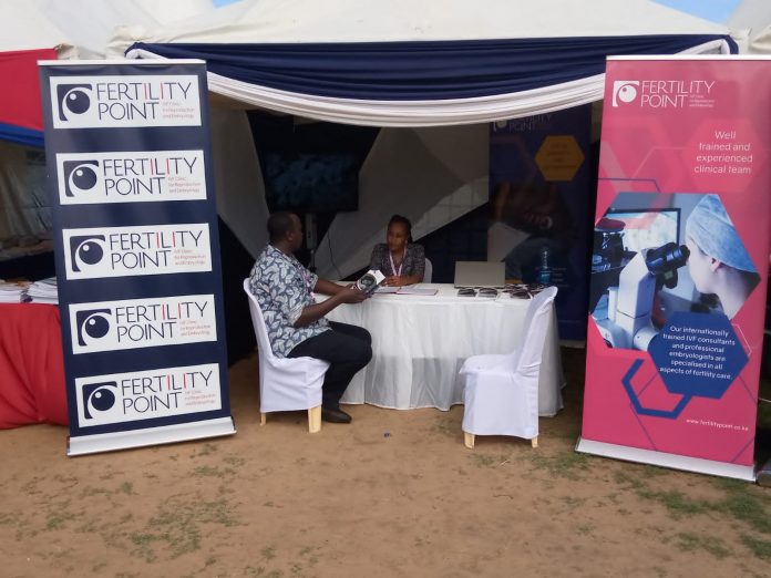 Fertility Point Kenya Booth at The KEPHSA conference in Mombasa