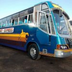 An Eldoret Express bus. The once giant transport firm has since 2008 been fighting to take control of a piece of a 640-acre land it lost. [Photo/ Courtesy]