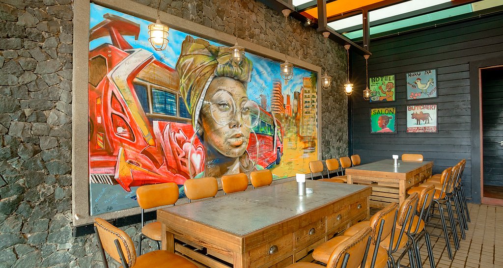 Inside a Nyama Mama restaurant in Nairobi. The Good Earth Group operates several upmarket restaurant brands. [Photo/ The Good Earth Group]