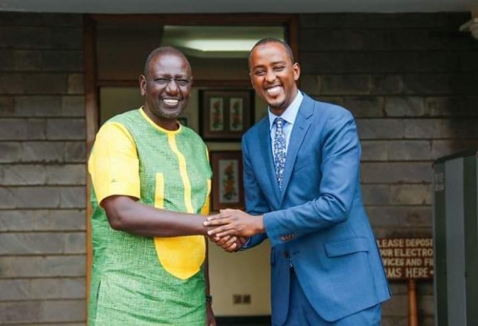 DP William Ruto with Hussein Mohamed
