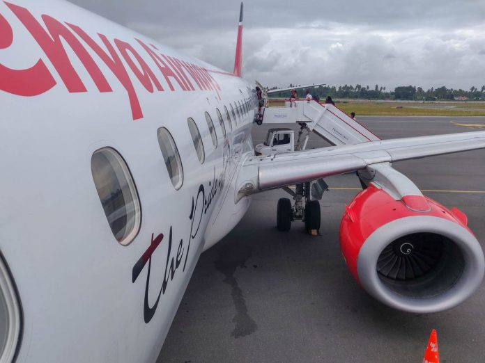 A Kenya Airways plane. The airline has signed a codeshare agreement with ITA Airways, a state-owned Italian airline. [Photo/ Courtesy]