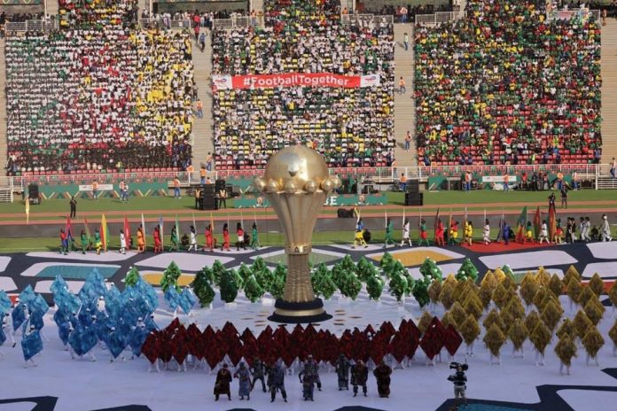 Scenes from the AFCON 2021 opening ceremony in Cameroon on January 9, 2022. [Photo/ Courtesy]