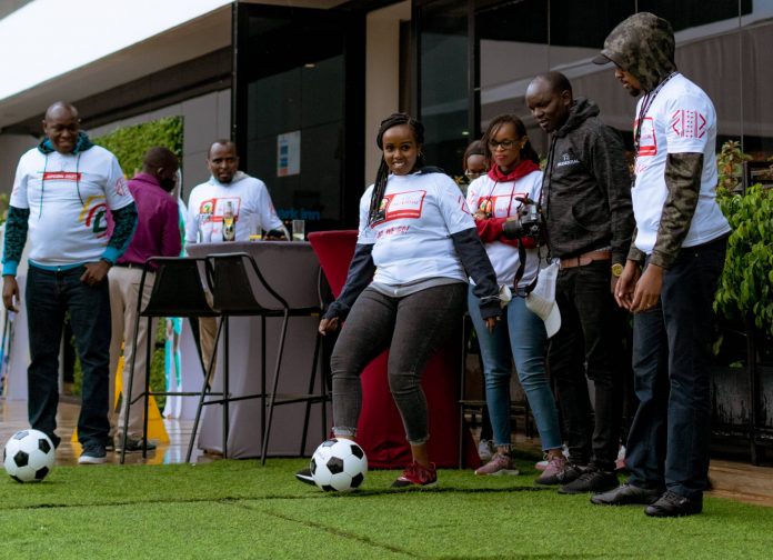 A moment from the AFCON 2021 watch party hosted by Prudential Life Assurance in Nairobi on January 15, 2022. [Photo/ Courtesy]