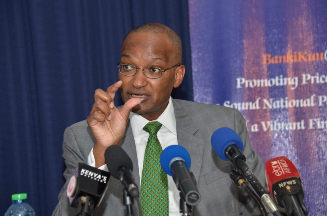 CBK Governor Dr. Patrick Njoroge at a past press conference. The CBK has published the National Payments Strategy 2022-2025. [Photo/ KNA]