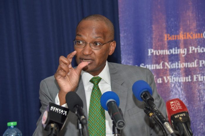 CBK Governor Dr. Patrick Njoroge at a past press conference. The CBK has published the National Payments Strategy 2022-2025. [Photo/ KNA]
