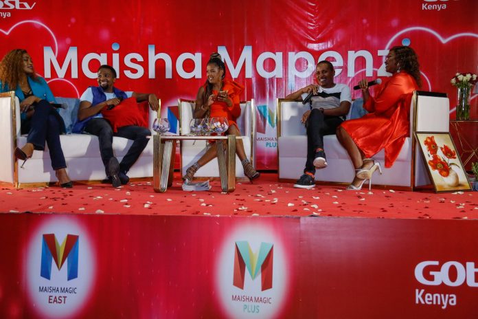 Pascal Tokodi, Minnie Kariuki, Angie Mulay and Peter Kamau all took part in the interview dubbed 'Maisha Mapenzi'. [Photo/ Courtesy]