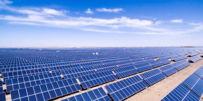 A solar power plant. Aspen will sell power generated at the Kesses plant to state-owned utility Kenya Power. [Photo/ Courtesy]