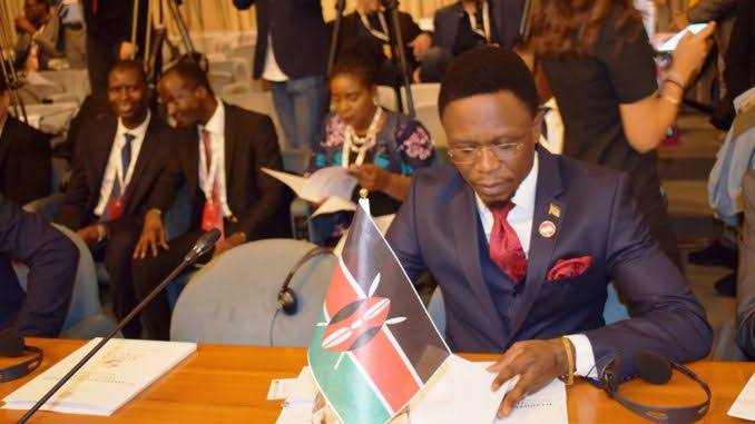 Foreign Affairs CAS Ababu Namwamba at a past event. He joins DP William Ruto's Presidential Campaign ahead of the August 2022 elections. [Photo/ Courtesy]