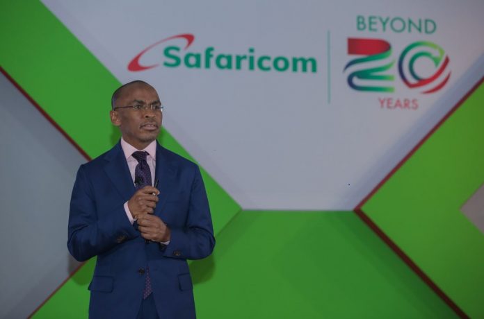 Safaricom CEO Peter Ndegwa at a past forum. The dividend announcement drove up Safaricom stock prices on the NSE on February 25, 2022. [Photo/ Courtesy]
