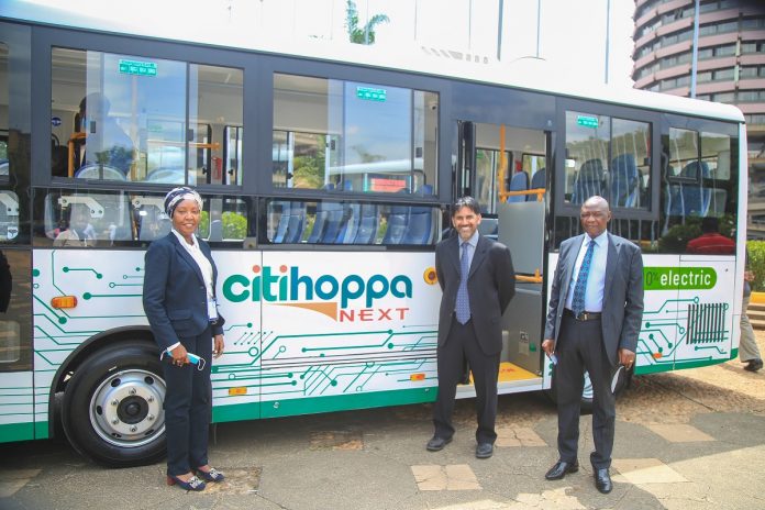 Electric buses in Kenya Citihopa best