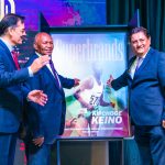 Dr Vimal Shah (Superbrands Council Member), Mr Kipchoge Keino (Superbrands EA Personality of the year) and Mr Jawad Jaffer (Superbrands EA Project Director).