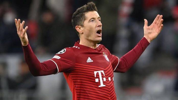 Bayern's Robert Lewandoski. Bayern Munich against Dortmund is a rivalry that has dominated German football. [Photo/ Eurosport]